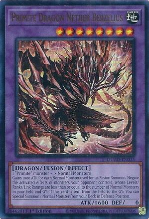 Primite Dragon Nether Berzelius (DUAD-EN035) - Duelist's Advance 1st Edition Duelist's Advance Yugioh Single  Squirtle Squad Card Shop.