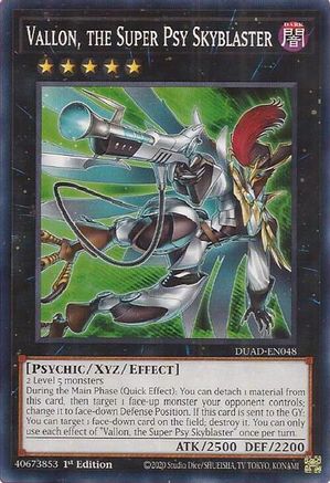 Vallon, the Super Psy Skyblaster (DUAD-EN048) - Duelist's Advance 1st Edition Duelist's Advance Yugioh Single  Squirtle Squad Card Shop.