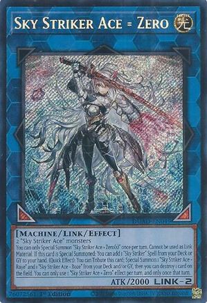 Sky Striker Ace = Zero (DUAD-EN049) - Duelist's Advance 1st Edition Duelist's Advance Yugioh Single  Squirtle Squad Card Shop.