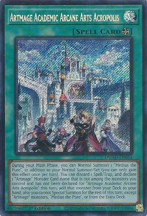 Artmage Academic Arcane Arts Acropolis (DUAD-EN054) - Duelist's Advance 1st Edition Duelist's Advance Yugioh Single  Squirtle Squad Card Shop.