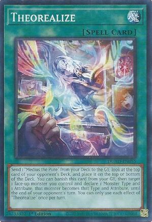 Theorealize (DUAD-EN055) - Duelist's Advance 1st Edition Duelist's Advance Yugioh Single  Squirtle Squad Card Shop.