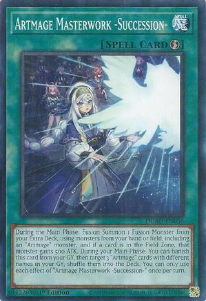 Artmage Masterwork -Succession- (DUAD-EN056) - Duelist's Advance 1st Edition Duelist's Advance Yugioh Single  Squirtle Squad Card Shop.