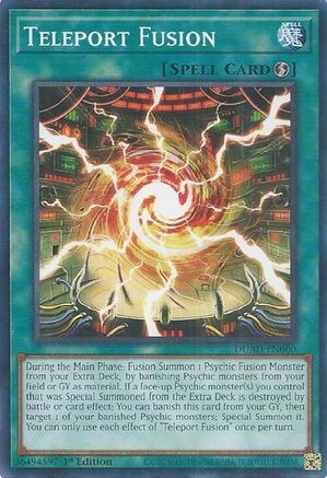 Teleport Fusion (DUAD-EN060) - Duelist's Advance 1st Edition Duelist's Advance Yugioh Single  Squirtle Squad Card Shop.