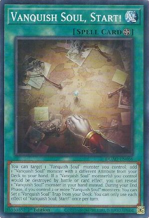 Vanquish Soul, Start! (DUAD-EN066) - Duelist's Advance 1st Edition Duelist's Advance Yugioh Single  Squirtle Squad Card Shop.