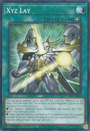 Xyz Lay (DUAD-EN088) - Duelist's Advance 1st Edition Duelist's Advance Yugioh Single  Squirtle Squad Card Shop.