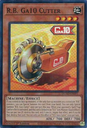 R.B. Ga10 Cutter (DUAD-EN091) - Duelist's Advance 1st Edition Duelist's Advance Yugioh Single  Squirtle Squad Card Shop.