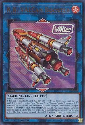 R.B. VALCan Booster (DUAD-EN093) - Duelist's Advance 1st Edition Duelist's Advance Yugioh Single  Squirtle Squad Card Shop.