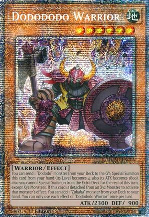 Dodododo Warrior (Starlight Rare) (DUAD-EN004) - Duelist's Advance 1st Edition Duelist's Advance Yugioh Single  Squirtle Squad Card Shop.