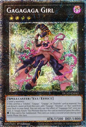 Gagagaga Girl (Starlight Rare) (DUAD-EN043) - Duelist's Advance 1st Edition Duelist's Advance Yugioh Single  Squirtle Squad Card Shop.