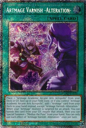 Artmage Varnish -Alteration- (Starlight Rare) (DUAD-EN058) - Duelist's Advance 1st Edition Duelist's Advance Yugioh Single  Squirtle Squad Card Shop.