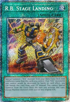 R.B. Stage Landing (Starlight Rare) (DUAD-EN096) - Duelist's Advance 1st Edition Duelist's Advance Yugioh Single  Squirtle Squad Card Shop.