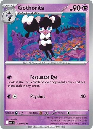Gothorita 042  SV White Flare - Common SV: White Flare Pokemon Single  Squirtle Squad Card Shop.