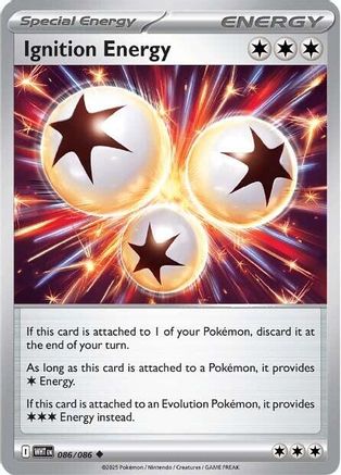 Ignition Energy 086  - Reverse Holofoil SV White Flare - Uncommon SV: White Flare Pokemon Single  Squirtle Squad Card Shop.
