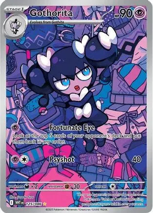 Gothorita 125/086  - Holofoil SV White Flare - Illustration Rare SV: White Flare Pokemon Single  Squirtle Squad Card Shop.
