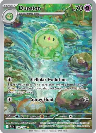 Duosion 119/086  - Holofoil SV Black Bolt - Illustration Rare SV: Black Bolt Pokemon Single  Squirtle Squad Card Shop.