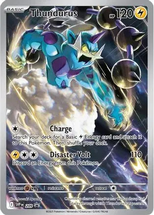 Thundurus 209  - Holofoil SV Scarlet & Violet Promo Cards - Promo SV: Scarlet & Violet Promo Cards Pokemon Single  Squirtle Squad Card Shop.