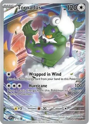 Tornadus 210  - Holofoil SV Scarlet & Violet Promo Cards - Promo SV: Scarlet & Violet Promo Cards Pokemon Single  Squirtle Squad Card Shop.
