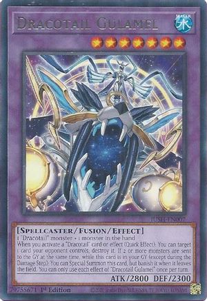 Dracotail Gulamel (JUSH-EN007) - Justice Hunters 1st Edition Justice Hunters Yugioh Single  Squirtle Squad Card Shop.