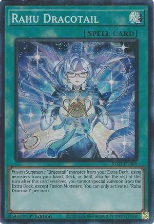 Rahu Dracotail (JUSH-EN009) - Justice Hunters 1st Edition Justice Hunters Yugioh Single  Squirtle Squad Card Shop.