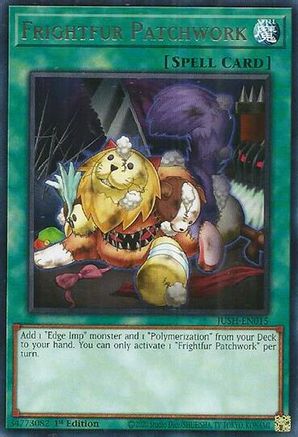 Frightfur Patchwork (JUSH-EN015) - Justice Hunters 1st Edition Justice Hunters Yugioh Single  Squirtle Squad Card Shop.