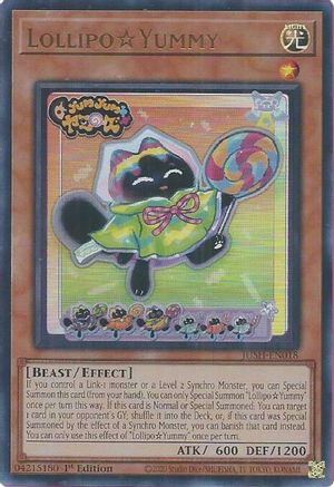 LollipoYummy (JUSH-EN018) - Justice Hunters 1st Edition Justice Hunters Yugioh Single  Squirtle Squad Card Shop.