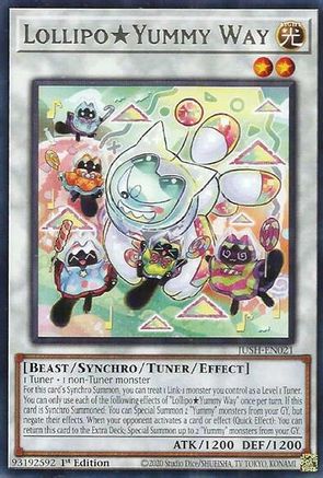 LollipoYummy Way (JUSH-EN021) - Justice Hunters 1st Edition Justice Hunters Yugioh Single  Squirtle Squad Card Shop.