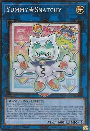 YummySnatchy (CR) (JUSH-EN022) - Justice Hunters 1st Edition Justice Hunters Yugioh Single  Squirtle Squad Card Shop.