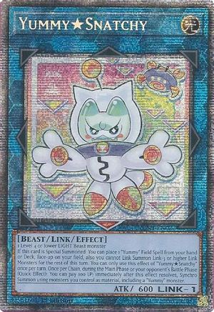 YummySnatchy (Starlight Rare) (JUSH-EN022) - Justice Hunters 1st Edition Justice Hunters Yugioh Single  Squirtle Squad Card Shop.