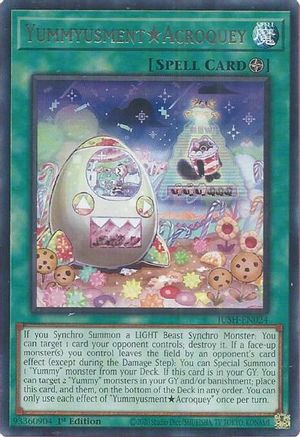 YummyusmentAcroquey (JUSH-EN024) - Justice Hunters 1st Edition Justice Hunters Yugioh Single  Squirtle Squad Card Shop.