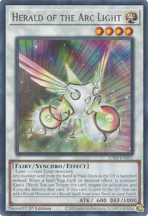 Herald of the Arc Light (JUSH-EN051) - Justice Hunters 1st Edition Justice Hunters Yugioh Single  Squirtle Squad Card Shop.