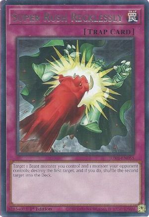 Super Rush Recklessly (JUSH-EN055) - Justice Hunters 1st Edition Justice Hunters Yugioh Single  Squirtle Squad Card Shop.