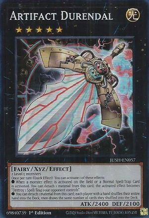 Artifact Durendal (Super Rare) (JUSH-EN057) - Justice Hunters 1st Edition Justice Hunters Yugioh Single  Squirtle Squad Card Shop.