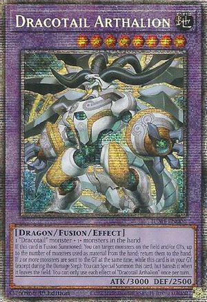 Dracotail Arthalion (Starlight Rare) (JUSH-EN006) - Justice Hunters 1st Edition Justice Hunters Yugioh Single  Squirtle Squad Card Shop.