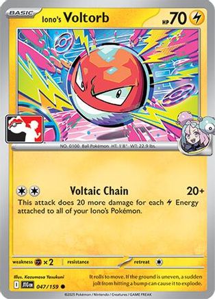 Iono's Voltorb 047  - Holofoil Prize Pack Series Cards - Common Prize Pack Series Cards Pokemon Single  Squirtle Squad Card Shop.