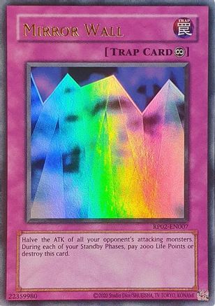 Mirror Wall (RP02-EN007) - Retro Pack 2 (2020 Date Reprint) Unlimited Retro Pack 2 (2020 Date Reprint) Yugioh Single  Squirtle Squad Card Shop.