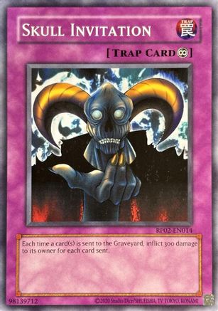 Skull Invitation (RP02-EN014) - Retro Pack 2 (2020 Date Reprint) Unlimited Retro Pack 2 (2020 Date Reprint) Yugioh Single  Squirtle Squad Card Shop.