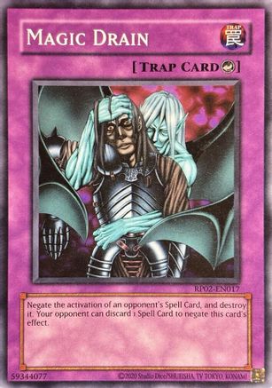 Magic Drain (RP02-EN017) - Retro Pack 2 (2020 Date Reprint) Unlimited Retro Pack 2 (2020 Date Reprint) Yugioh Single  Squirtle Squad Card Shop.