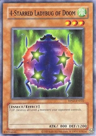 4-Starred Ladybug of Doom (RP02-EN022) - Retro Pack 2 (2020 Date Reprint) Unlimited Retro Pack 2 (2020 Date Reprint) Yugioh Single  Squirtle Squad Card Shop.