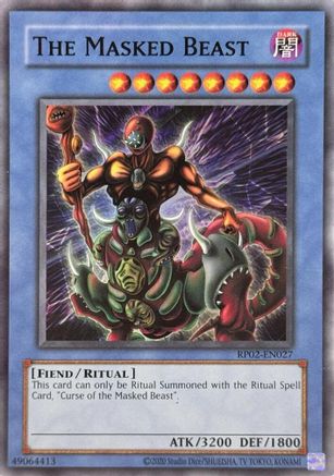 The Masked Beast (RP02-EN027) - Retro Pack 2 (2020 Date Reprint) Unlimited Retro Pack 2 (2020 Date Reprint) Yugioh Single  Squirtle Squad Card Shop.