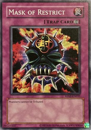 Mask of Restrict (RP02-EN031) - Retro Pack 2 (2020 Date Reprint) Unlimited Retro Pack 2 (2020 Date Reprint) Yugioh Single  Squirtle Squad Card Shop.