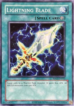 Lightning Blade (RP02-EN032) - Retro Pack 2 (2020 Date Reprint) Unlimited Retro Pack 2 (2020 Date Reprint) Yugioh Single  Squirtle Squad Card Shop.