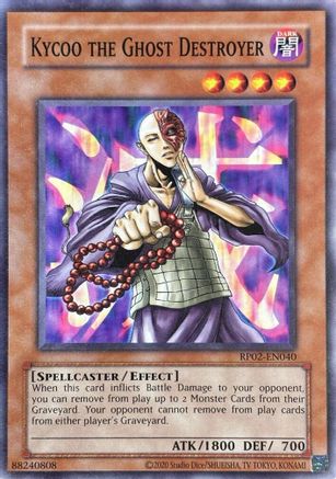 Kycoo the Ghost Destroyer (RP02-EN040) - Retro Pack 2 (2020 Date Reprint) Unlimited Retro Pack 2 (2020 Date Reprint) Yugioh Single  Squirtle Squad Card Shop.