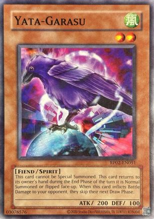 Yata-Garasu (RP02-EN051) - Retro Pack 2 (2020 Date Reprint) Unlimited Retro Pack 2 (2020 Date Reprint) Yugioh Single  Squirtle Squad Card Shop.