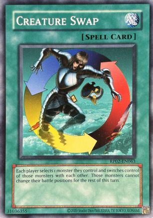 Creature Swap (RP02-EN063) - Retro Pack 2 (2020 Date Reprint) Unlimited Retro Pack 2 (2020 Date Reprint) Yugioh Single  Squirtle Squad Card Shop.