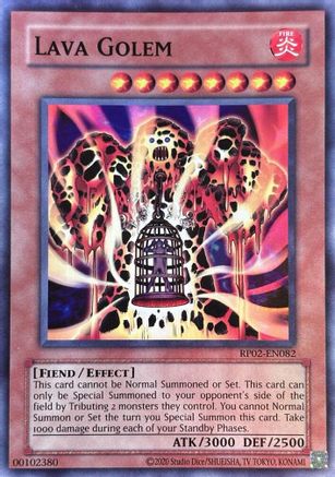 Lava Golem (RP02-EN082) - Retro Pack 2 (2020 Date Reprint) Unlimited Retro Pack 2 (2020 Date Reprint) Yugioh Single  Squirtle Squad Card Shop.