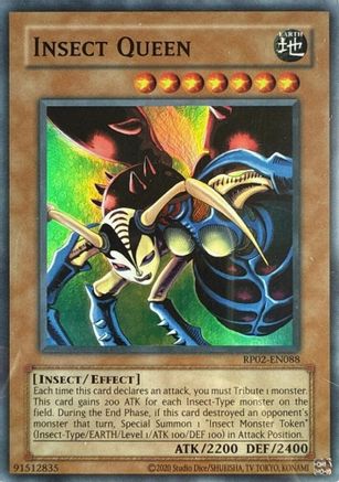 Insect Queen (RP02-EN088) - Retro Pack 2 (2020 Date Reprint) Unlimited Retro Pack 2 (2020 Date Reprint) Yugioh Single  Squirtle Squad Card Shop.