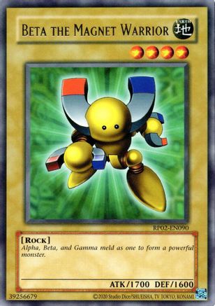 Beta The Magnet Warrior (RP02-EN090) - Retro Pack 2 (2020 Date Reprint) Unlimited Retro Pack 2 (2020 Date Reprint) Yugioh Single  Squirtle Squad Card Shop.