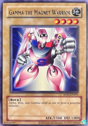 Gamma The Magnet Warrior (RP02-EN091) - Retro Pack 2 (2020 Date Reprint) Unlimited Retro Pack 2 (2020 Date Reprint) Yugioh Single  Squirtle Squad Card Shop.