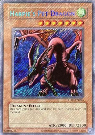 Harpie's Pet Dragon (RP02-EN093) - Retro Pack 2 (2020 Date Reprint) Unlimited Retro Pack 2 (2020 Date Reprint) Yugioh Single  Squirtle Squad Card Shop.