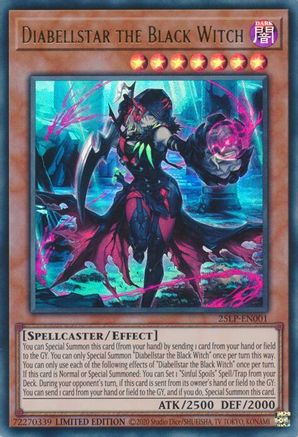 Diabellstar the Black Witch (25LP-EN001) - Limited Pack World Championship 2025 Limited Limited Pack World Championship 2025 Yugioh Single  Squirtle Squad Card Shop.